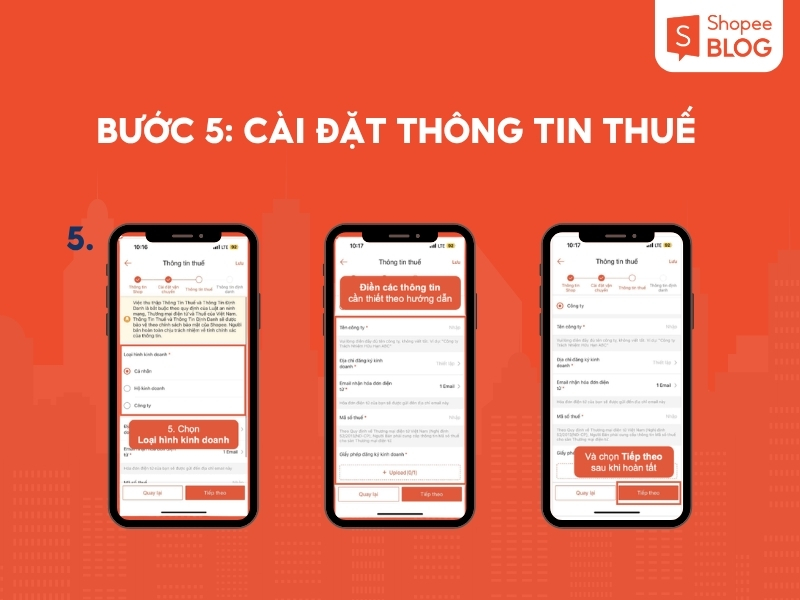 Cách đăng ký tài khoản Shopee bán hàng