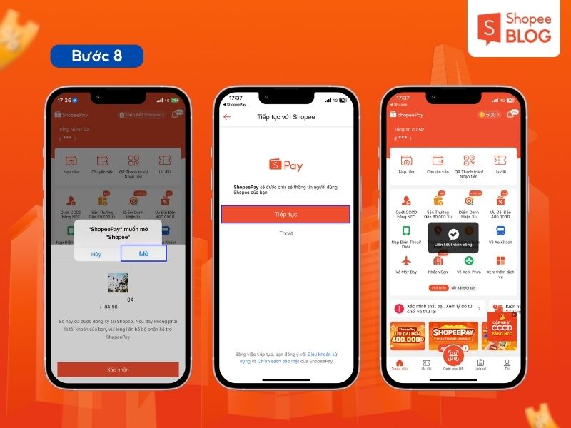 Hướng dẫn liên kết ShopeePay với Shopee