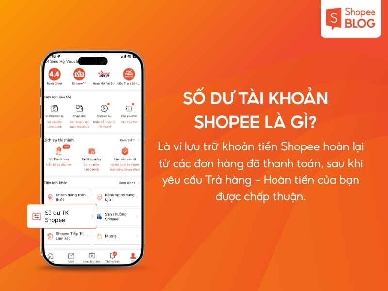 Giải đáp số dư TK Shopee là gì?