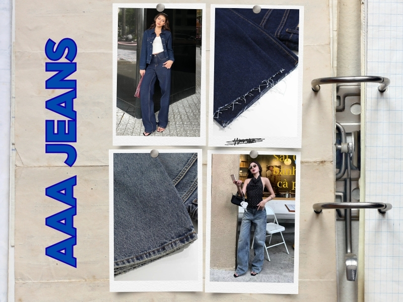 AAA JEANS quần jean nữ