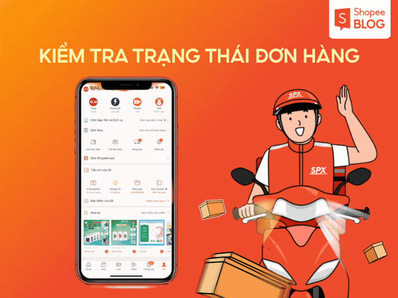 kiểm tra trạng thái đơn hàng