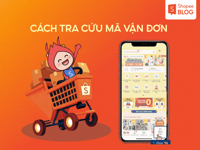 kiểm tra mã vận đơn trên Shopee