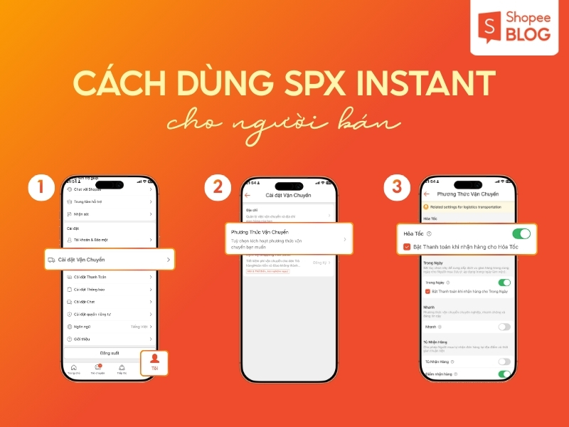 cách bán hàng với tính năng SPX Instant
