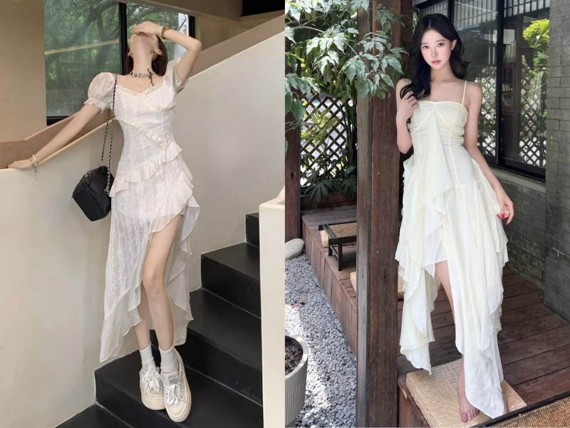 Váy xẻ tà