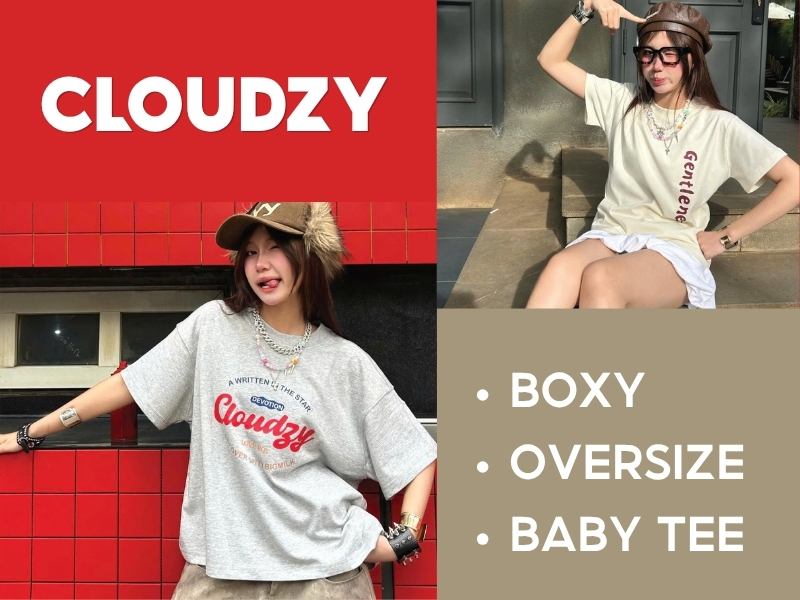 Shop áo thun nữ Cloudzy