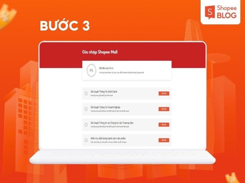 Hướng dẫn đăng ký để thành Người bán Shopee Mall