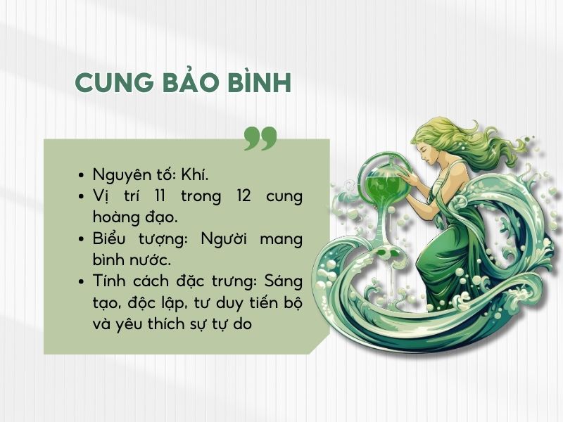 Đôi nét về cung Bảo Bình