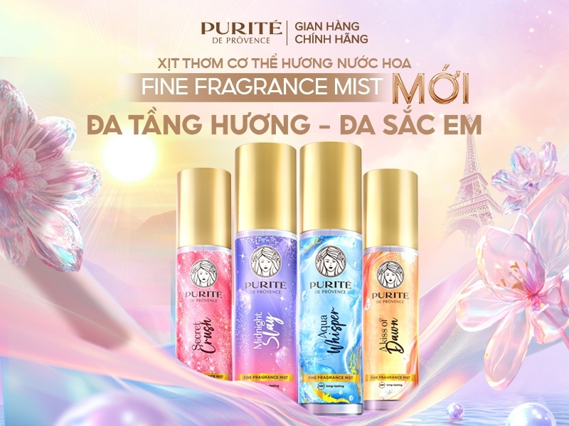 Xịt thơm body mist Purité 