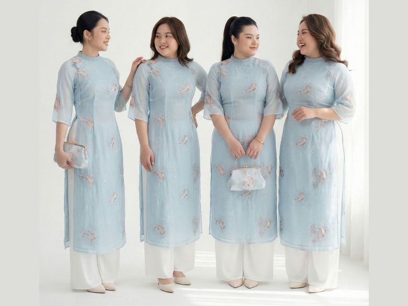 chọn áo dài theo dáng người