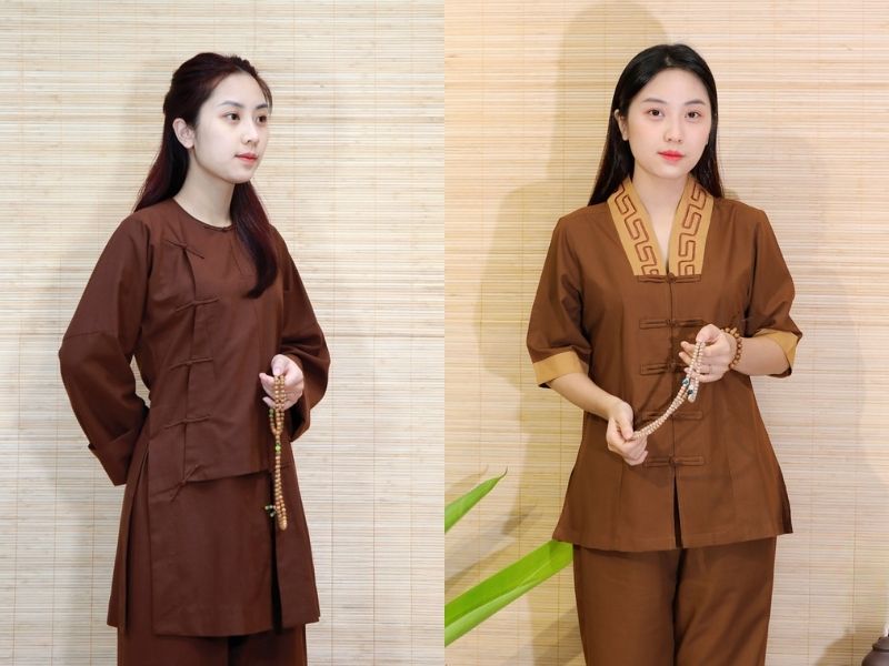 Quần áo Phật tử màu lam