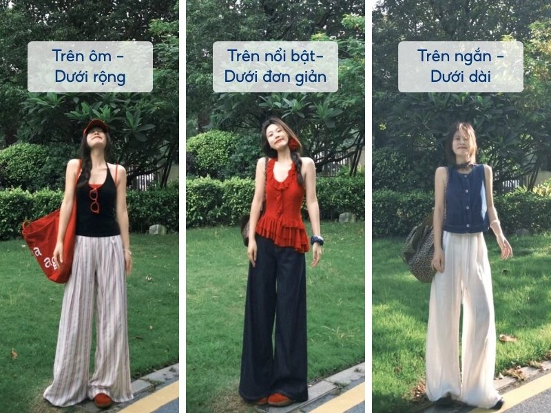 Quy tắc phối đồ cho người dáng quả lê