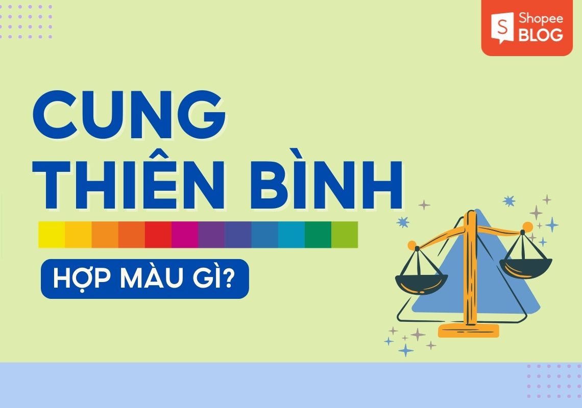 cung thiên bình hợp màu gì