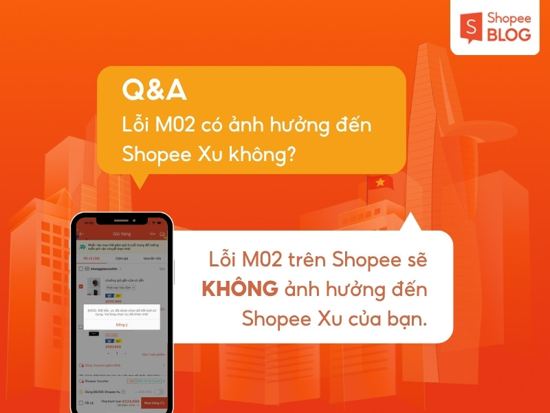 Giải đáp lỗi M02 có ảnh hưởng Shopee Xu không
