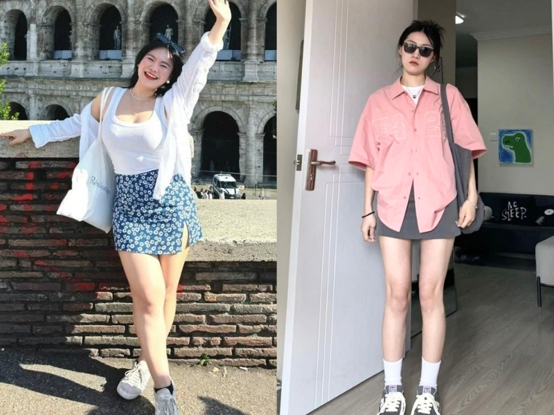 Váy chữ A là lựa chọn an toàn cho người 60kg