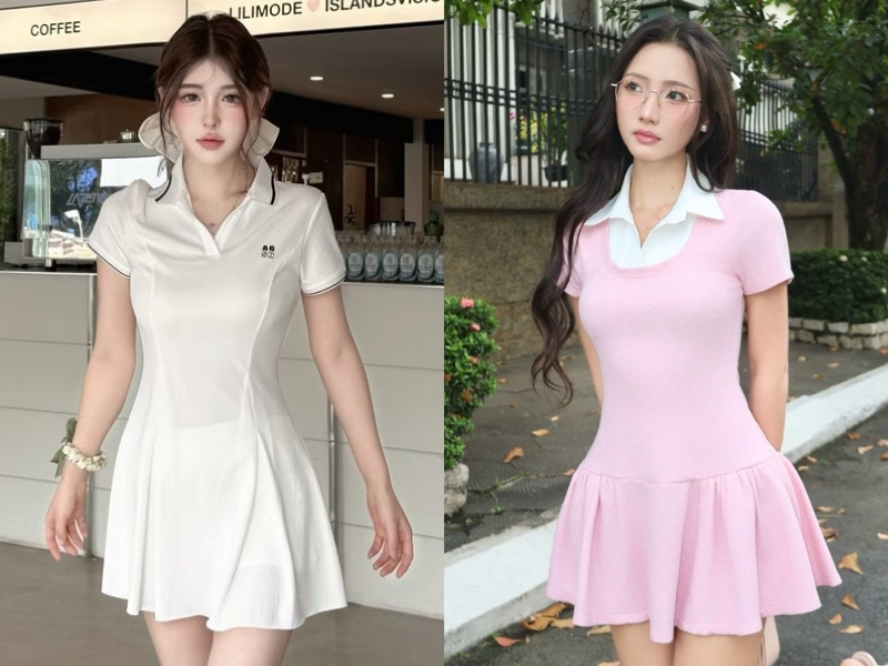 Váy polo năng động và trẻ trung
