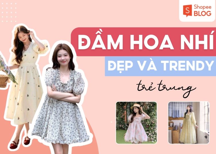 các kiểu đầm hoa nhí đẹp
