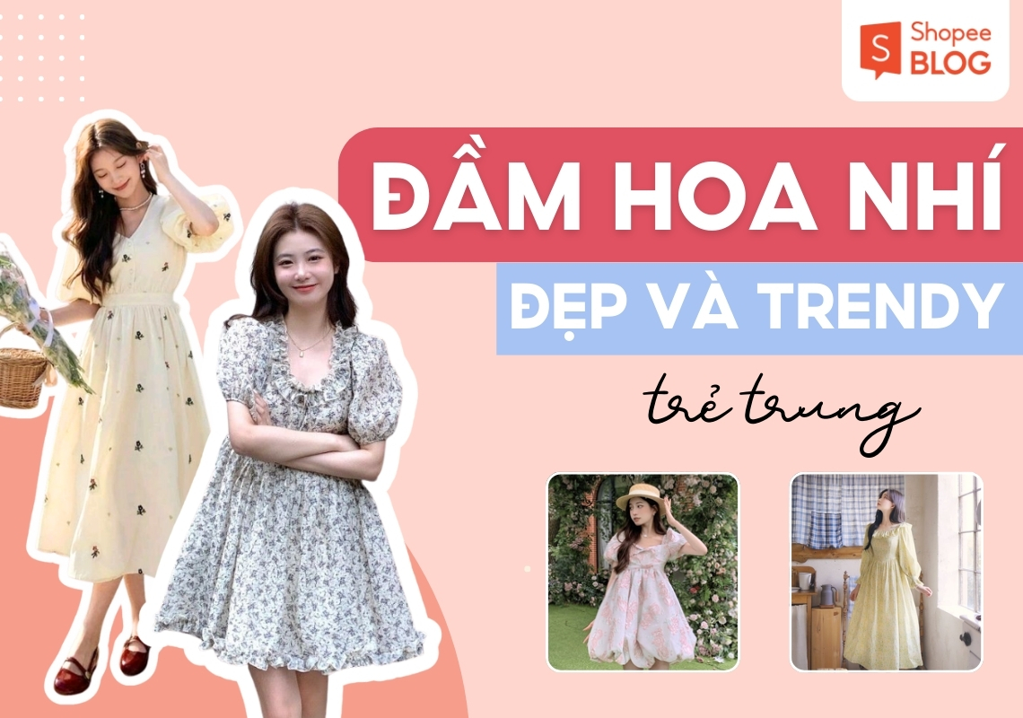 các kiểu đầm hoa nhí đẹp