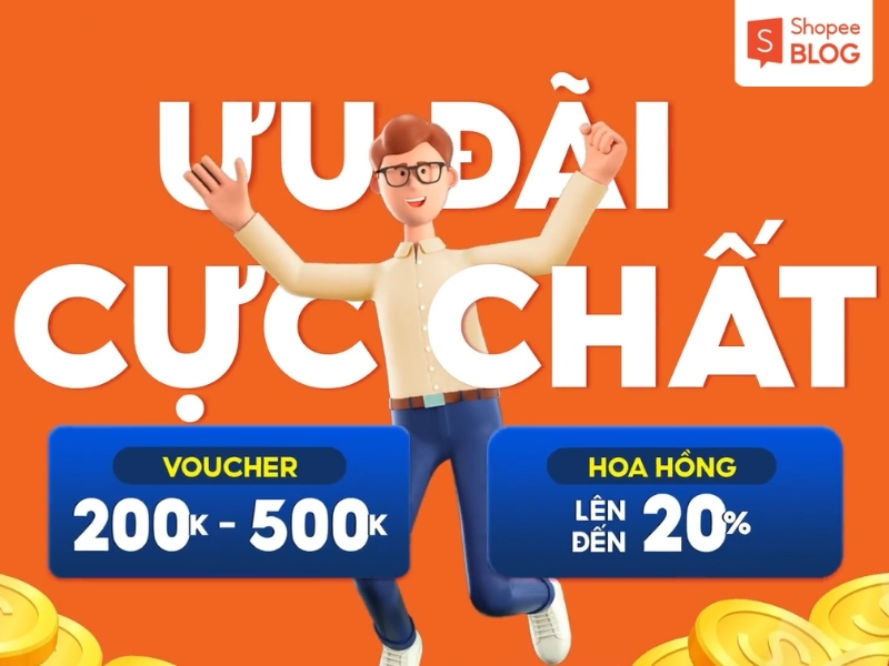 Ưu đãi khi trở thành KOC của Shopee
