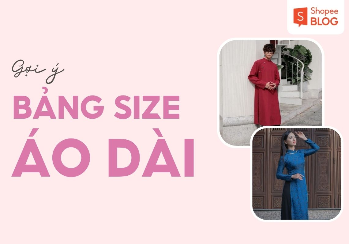 bảng size áo dài