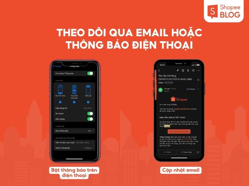 Cách theo dõi tình trạng Trả hàng/ Hoàn tiền trên Shopee