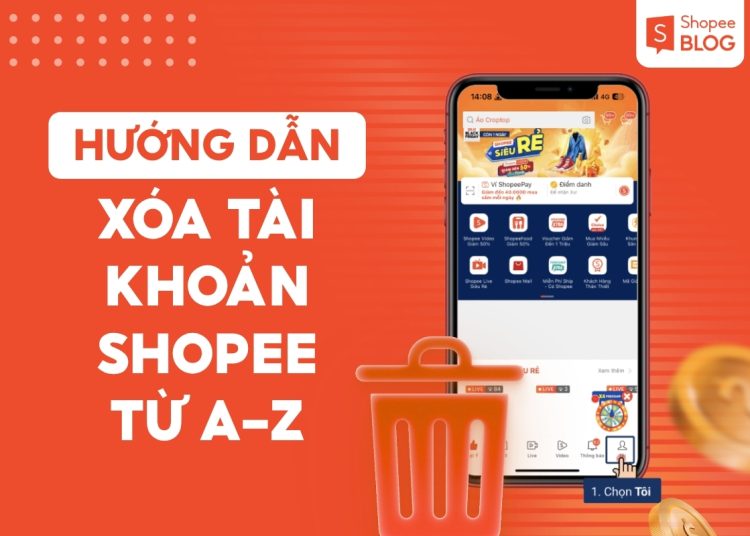 Bản sao của cách xóa tài khoản shopee