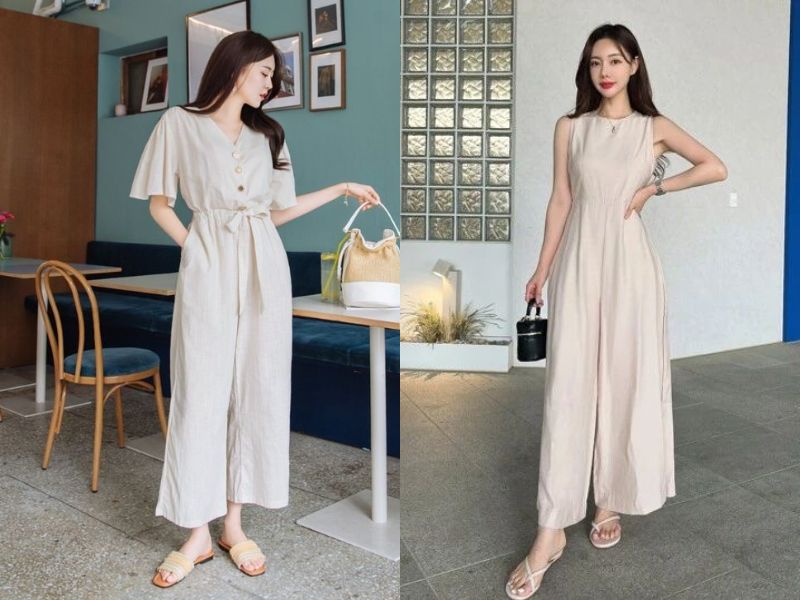 jumpsuit thắt eo