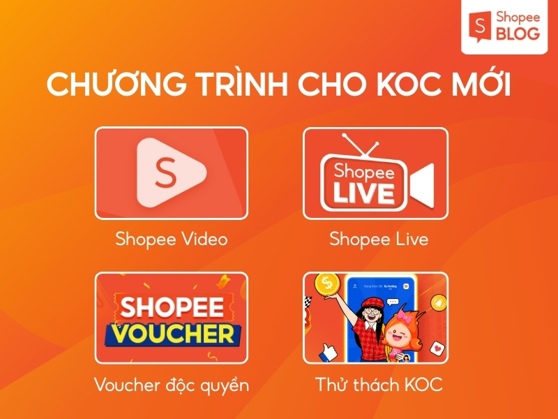 chương trình Shopee cho KOC mới 
