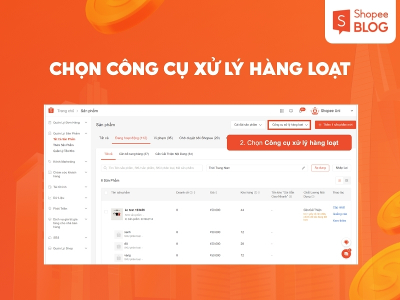 Chọn công cụ xử lý hàng loạt