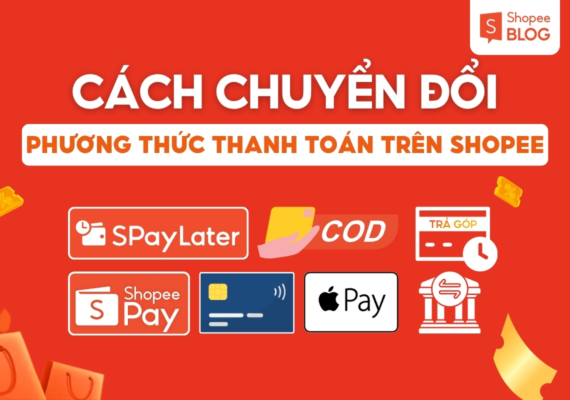 cách đổi phương thức thanh toán trên shopee