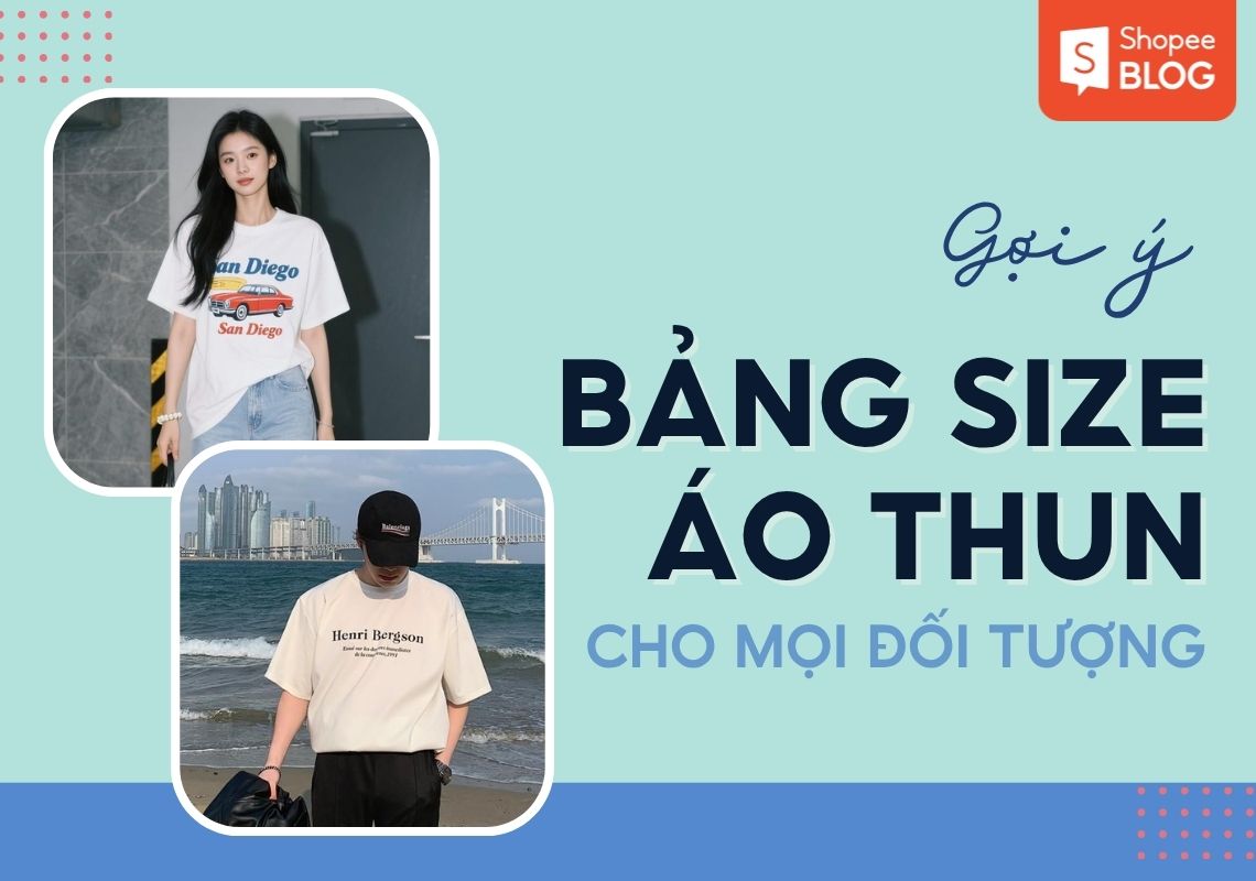 bảng size áo thun