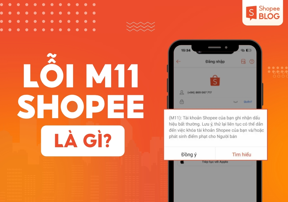 lỗi m11 shopee là gì