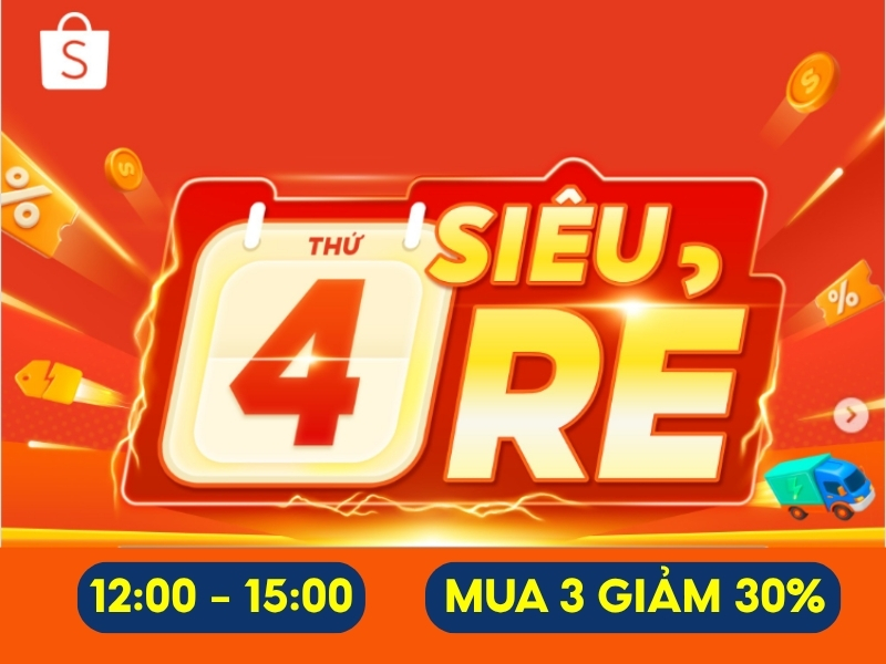 Thứ 4 siêu rẻ hàng tuần