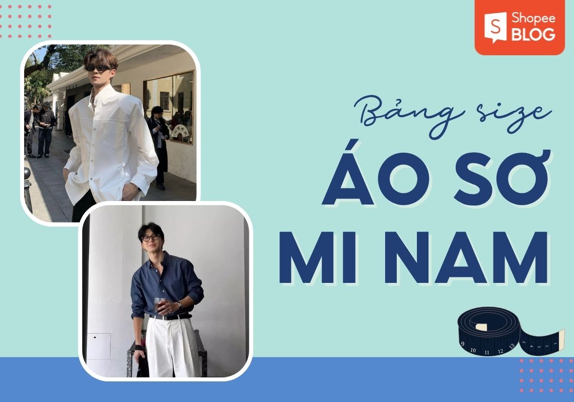 bảng size áo sơ mi nam