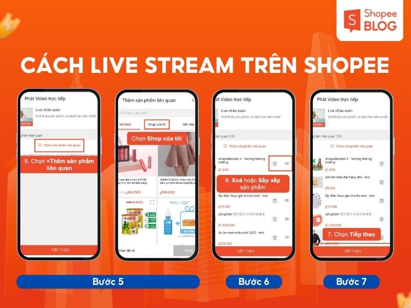 Hướng dẫn cách live stream trên Shopee