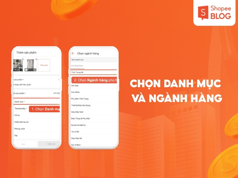 Đưa sản phẩm vào danh mục phù hợp