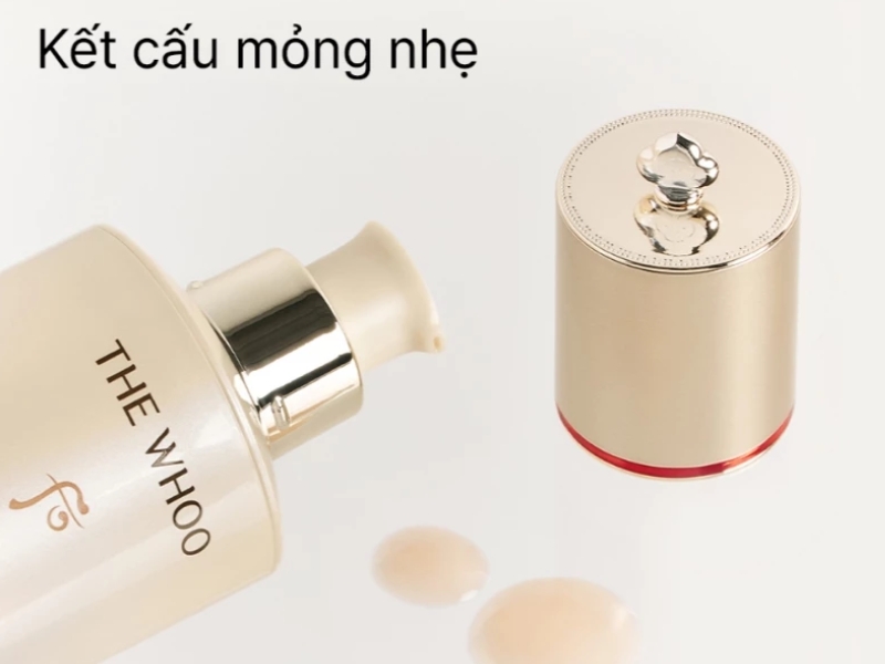 Serum THE WHOO có kết cấu mỏng nhẹ