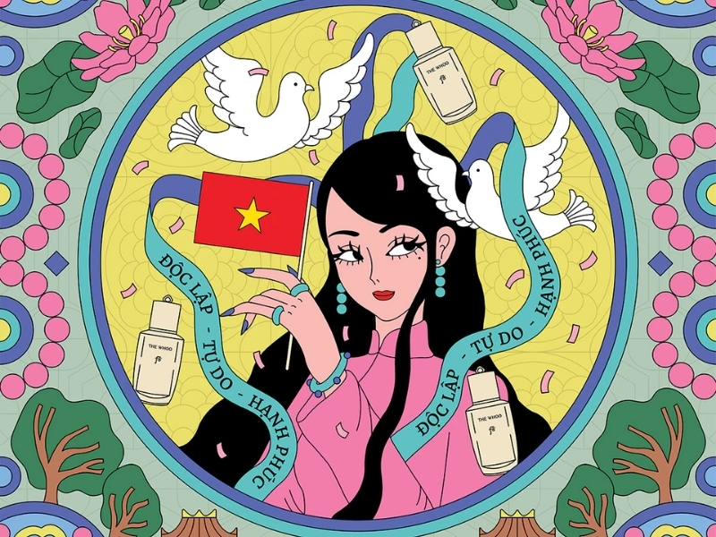 Khăn lụa phiên bản giới hạn the whoo