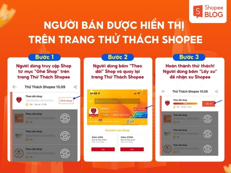 Tính năng Tăng Tương Tác của Shopee