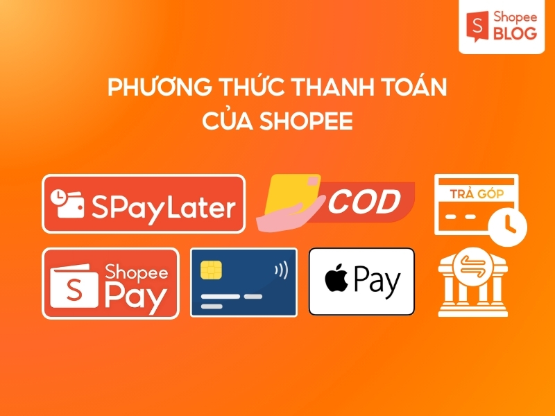 hình thức thanh toán Shopee