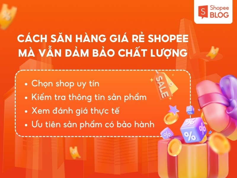 Cách săn hàng giá rẻ trên Shopee