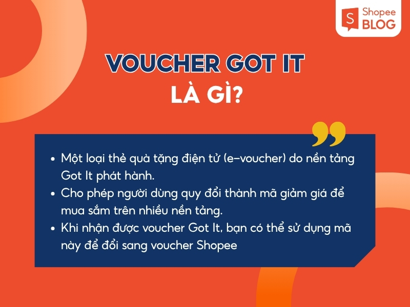 Voucher Got It trên Shopee là gì?