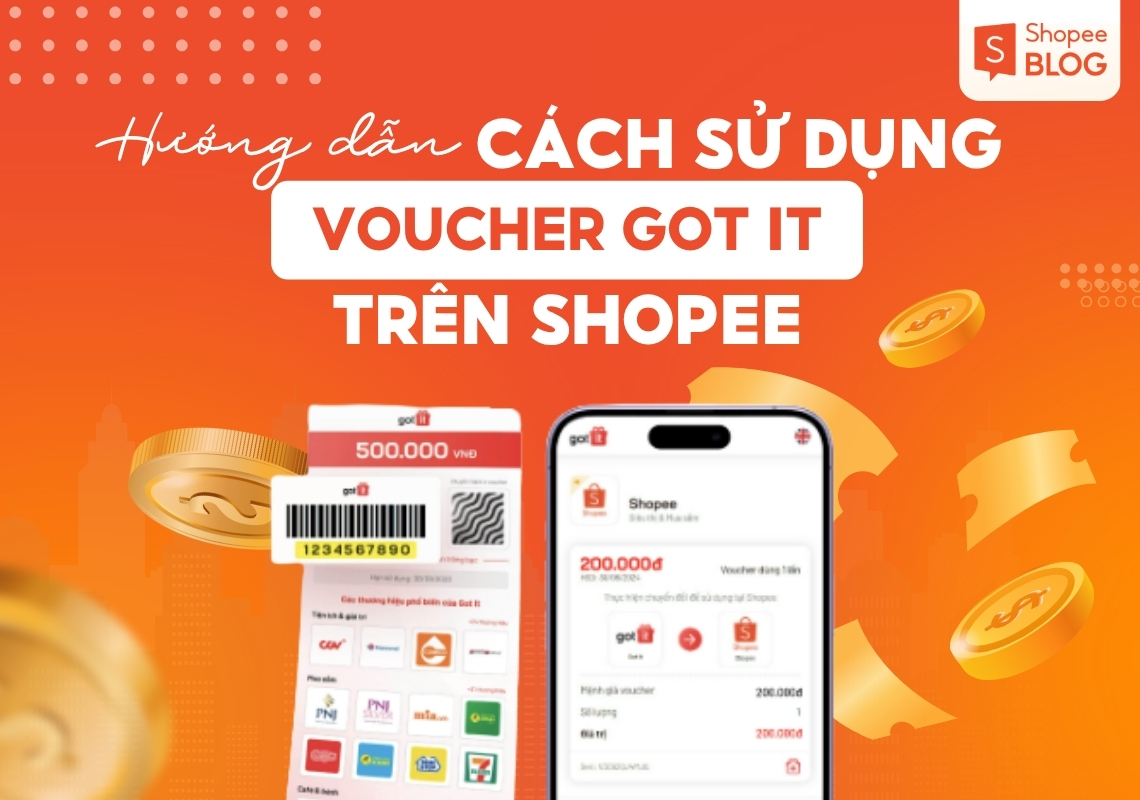 các sử dụng voucher got it trên shopee