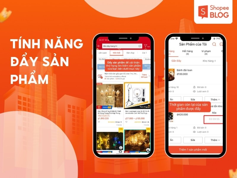 Cách tăng follow Shopee bằng đẩy sản phẩm