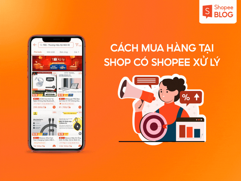 cách mua hàng tại Shopee Xử Lý