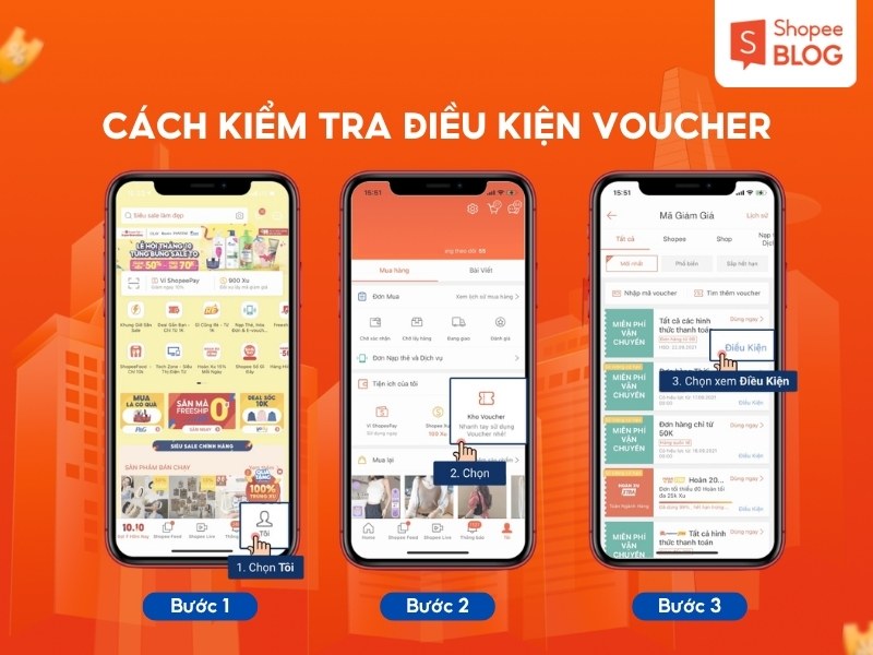 Cách kiểm tra điều kiện sử dụng voucher