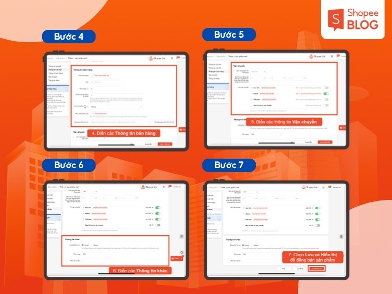 Hướng dẫn cách đăng bán hàng Shopee