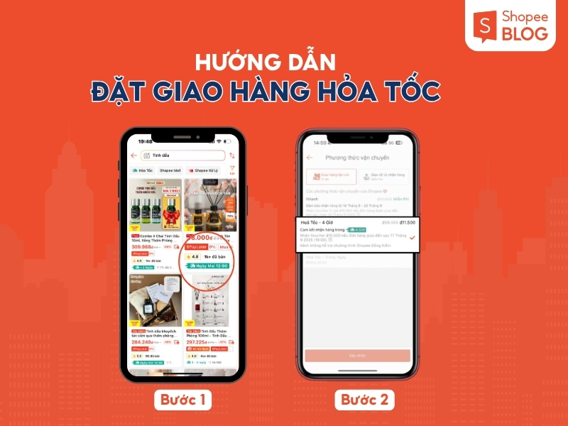 Phương thức vận chuyển Hỏa Tốc bao gồm các đơn vị vận chuyển (ĐVVC) nào? 