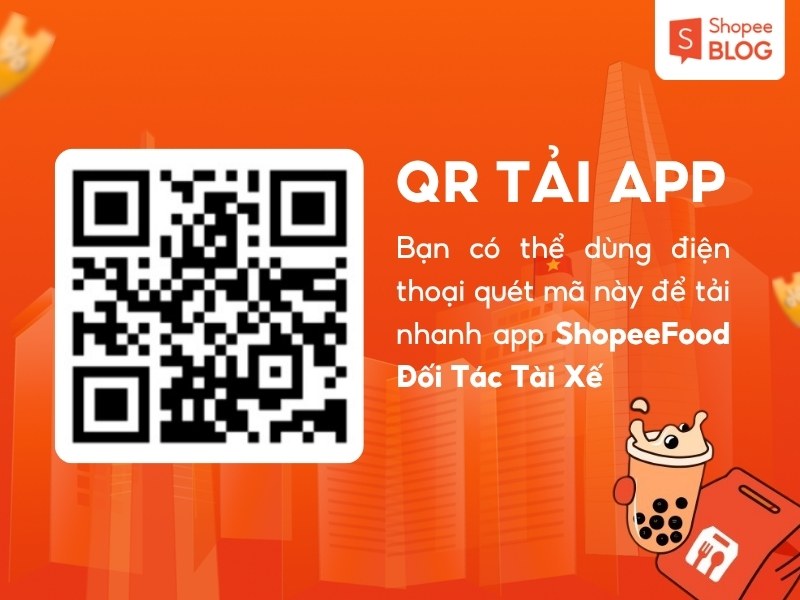 Cách tải ứng dụng ShopeeFood Đối Tác Tài Xế