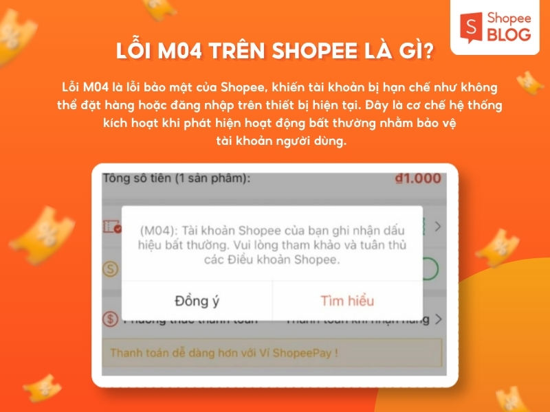 Lỗi M04 trên Shopee là gì?