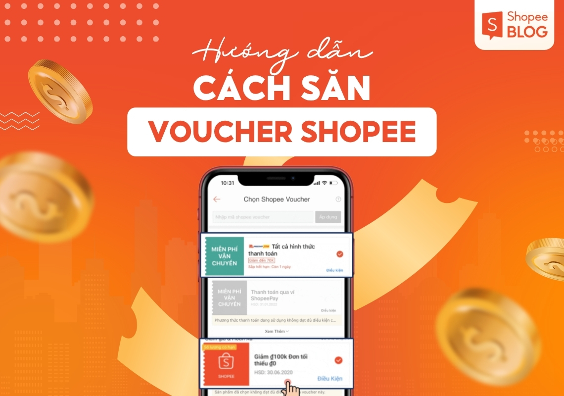 cách săn voucher shopee